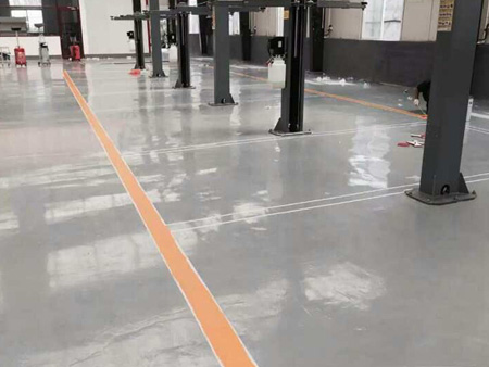 汽修廠(chǎng)環(huán)氧平涂地坪
